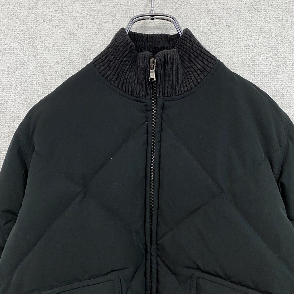RALPH LAUREN　ラルフローレン　キルティングダウンジャケット　ダウン90%　黒　ブラック　9サイズ　古着
