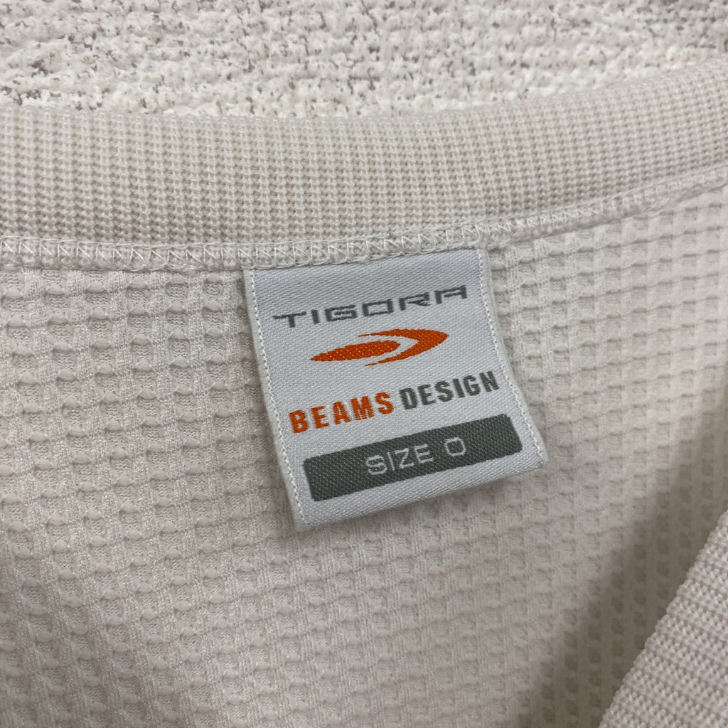TIGORA BEAMS DESIGN　ワンピース　ワッフル生地　白　ホワイト　古着