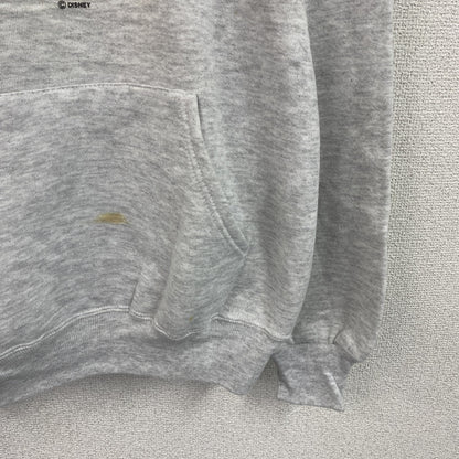 80s～　Velva Sheen　Disney　ミッキーマウス　スウェットパーカー/フーディー　霜降りグレー　Mサイズ