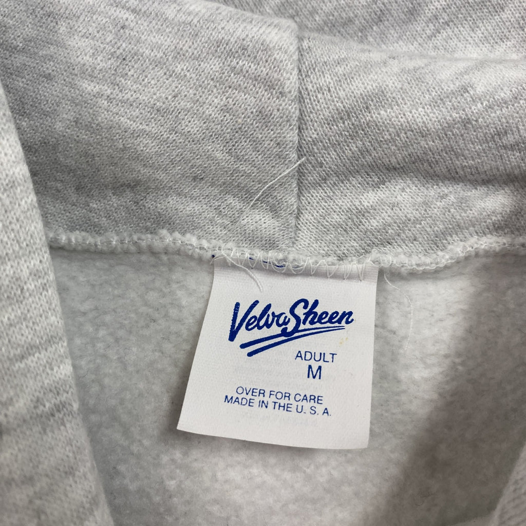 80s～　Velva Sheen　Disney　ミッキーマウス　スウェットパーカー/フーディー　霜降りグレー　Mサイズ　　ヴィンテージ　古着