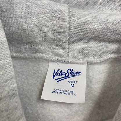 80s～　Velva Sheen　Disney　ミッキーマウス　スウェットパーカー/フーディー　霜降りグレー　Mサイズ