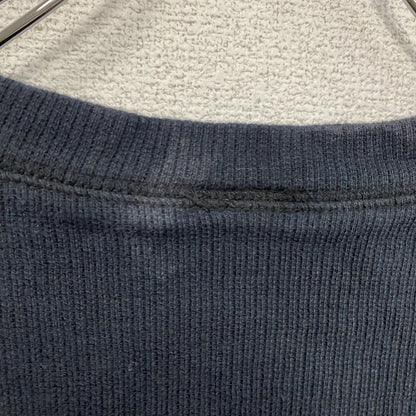 90s　NIKE　ナイキ　コットンニットベスト　刺繍ロゴ　スウッシュ　ヴィンテージ　黒　ブラック　Lサイズ