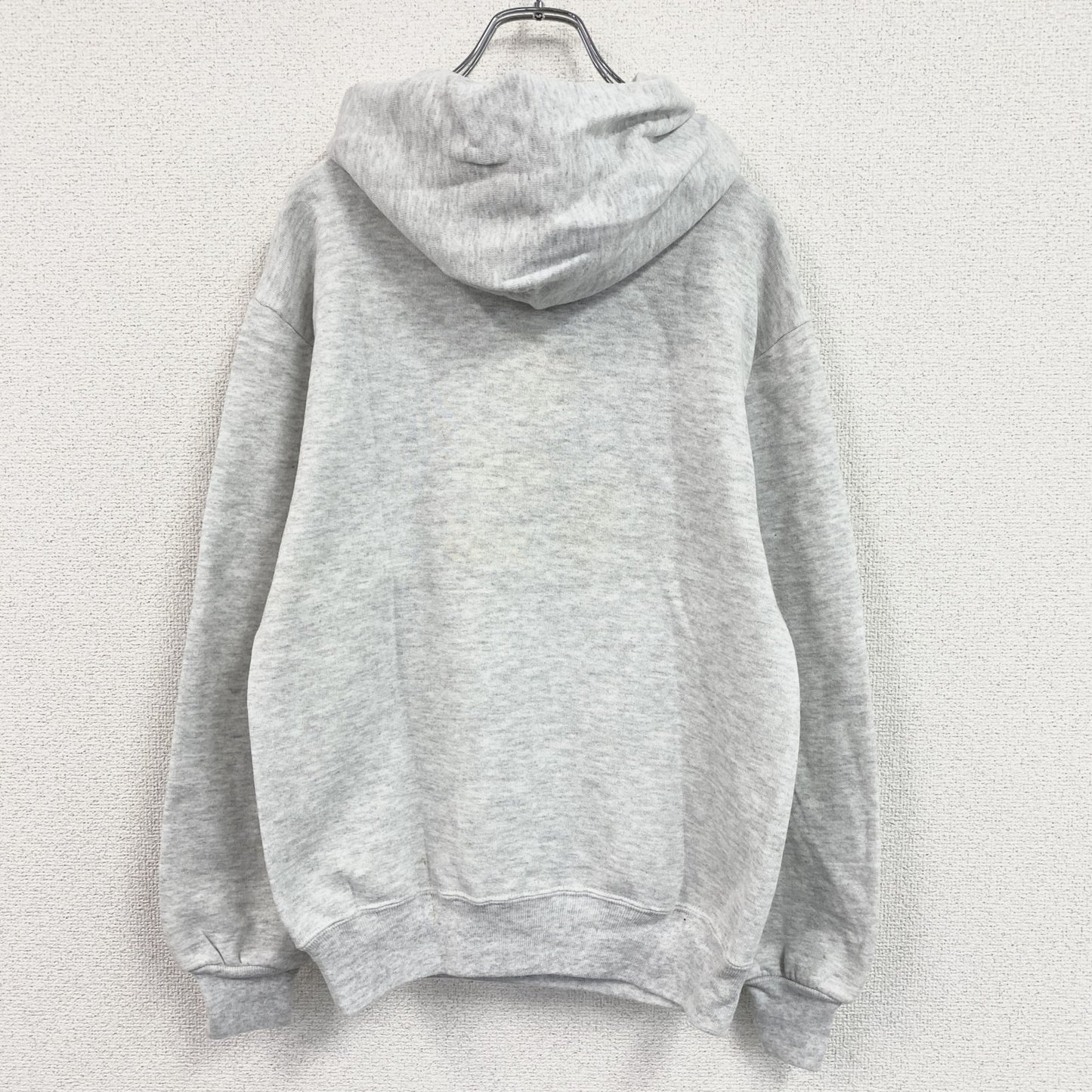 80s～　Velva Sheen　Disney　ミッキーマウス　スウェットパーカー/フーディー　霜降りグレー　Mサイズ