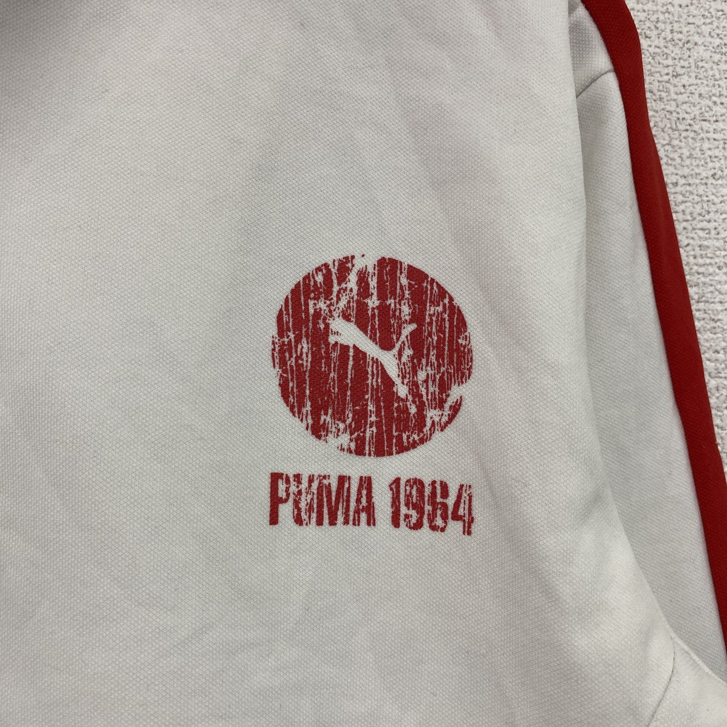 90s　PUMA　プーマ　トラックジャケット/ジャージ　ヴィンテージ　白　ホワイト　Mサイズ