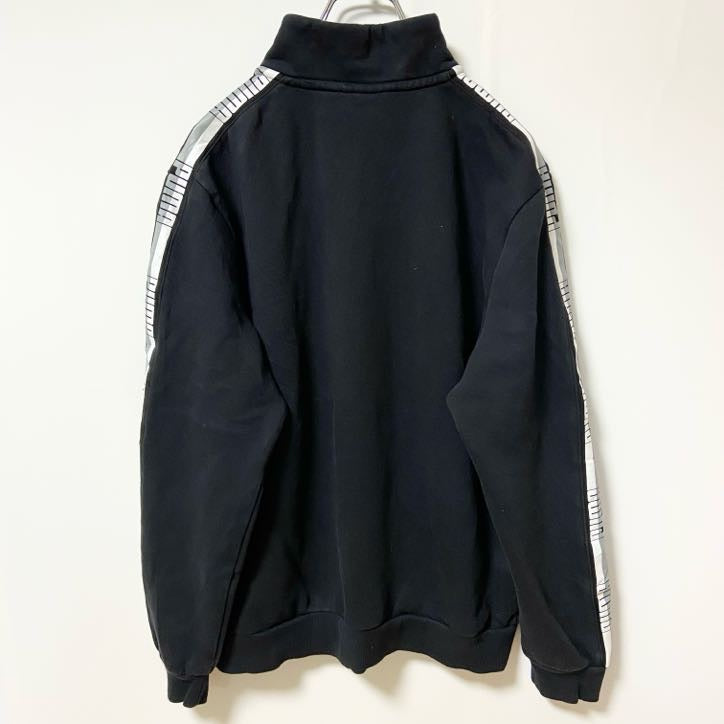 puma プーマ　長袖ジップアップスウェット　トレーナー　ワンポイントロゴプリント　ハイネック　秋冬服　Mサイズ　古着
