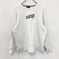 NIKE　ナイキ　JUST DO IT　スウェット/トレーナー　白　ホワイト　Lサイズ　古着