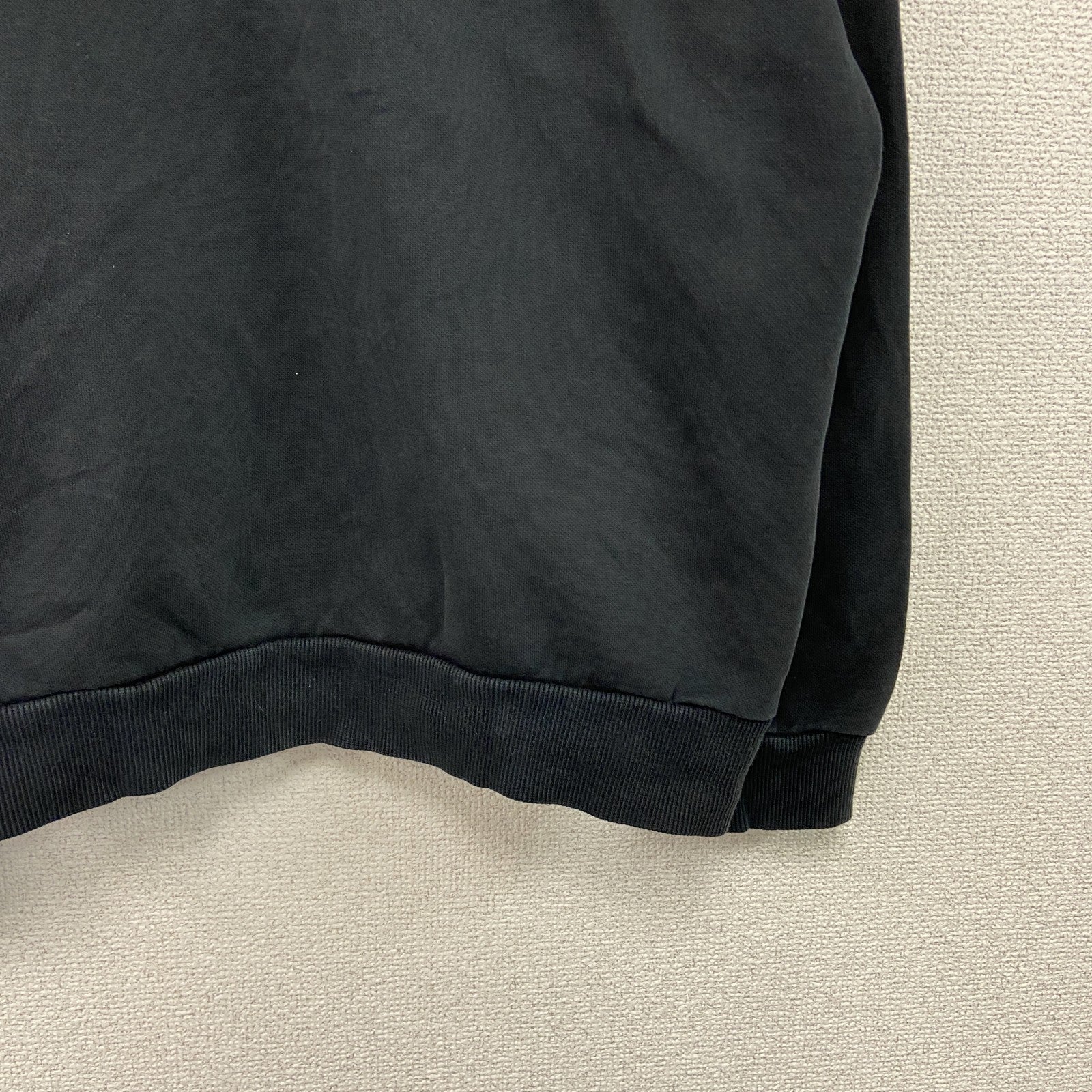 PUMA　プーマ　スウェット/トレーナー　デカロゴ　スポーツミックス　ストリート　クルーネック　黒　ブラック　Sサイズ　古着