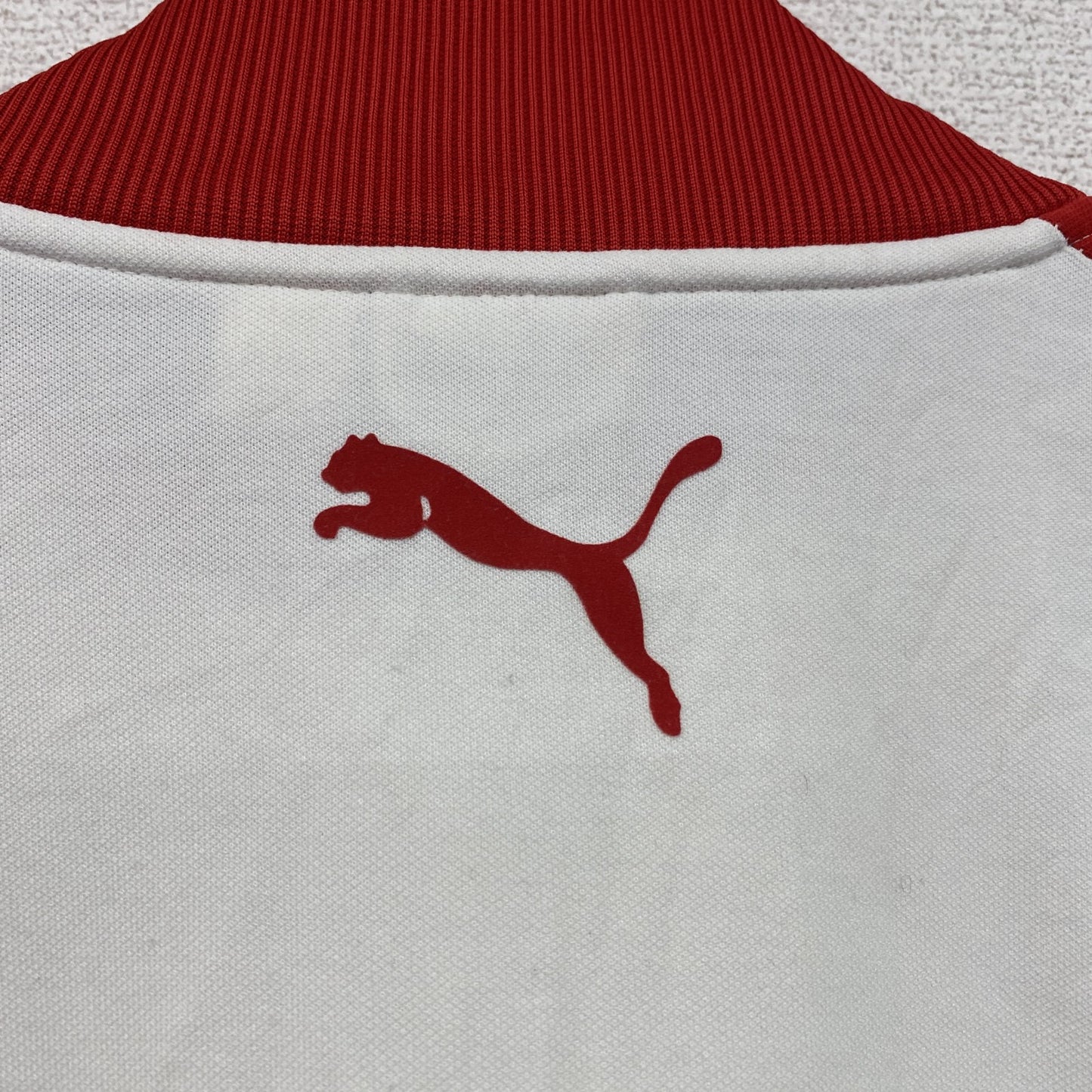 90s　PUMA　プーマ　トラックジャケット/ジャージ　ヴィンテージ　白　ホワイト　Mサイズ