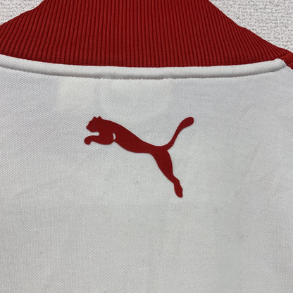 90s　PUMA　プーマ　トラックジャケット/ジャージ　ヴィンテージ　白　ホワイト　Mサイズ
