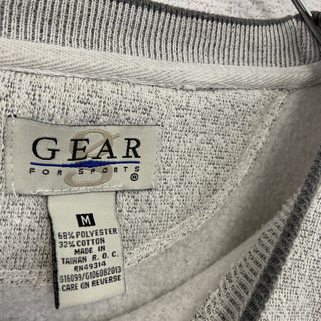 ～90s　GEAR FOR SPORTS　スウェット/トレーナー　ヴィンテージ　灰色　グレー　Mサイズ　古着