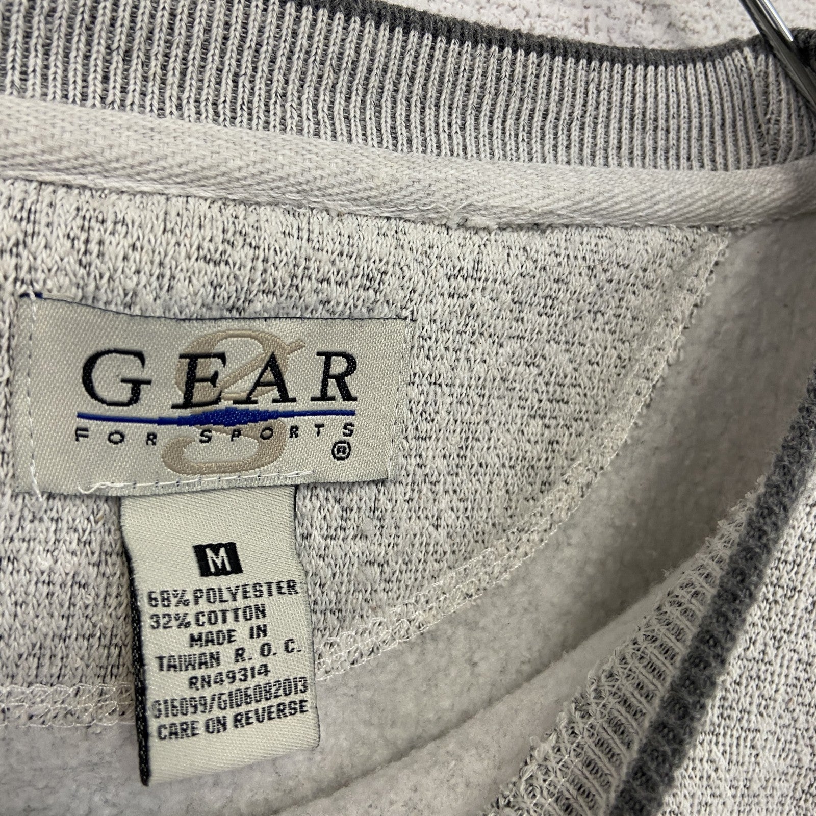 ～90s　GEAR FOR SPORTS　スウェット/トレーナー　ヴィンテージ　灰色　グレー　Mサイズ　古着