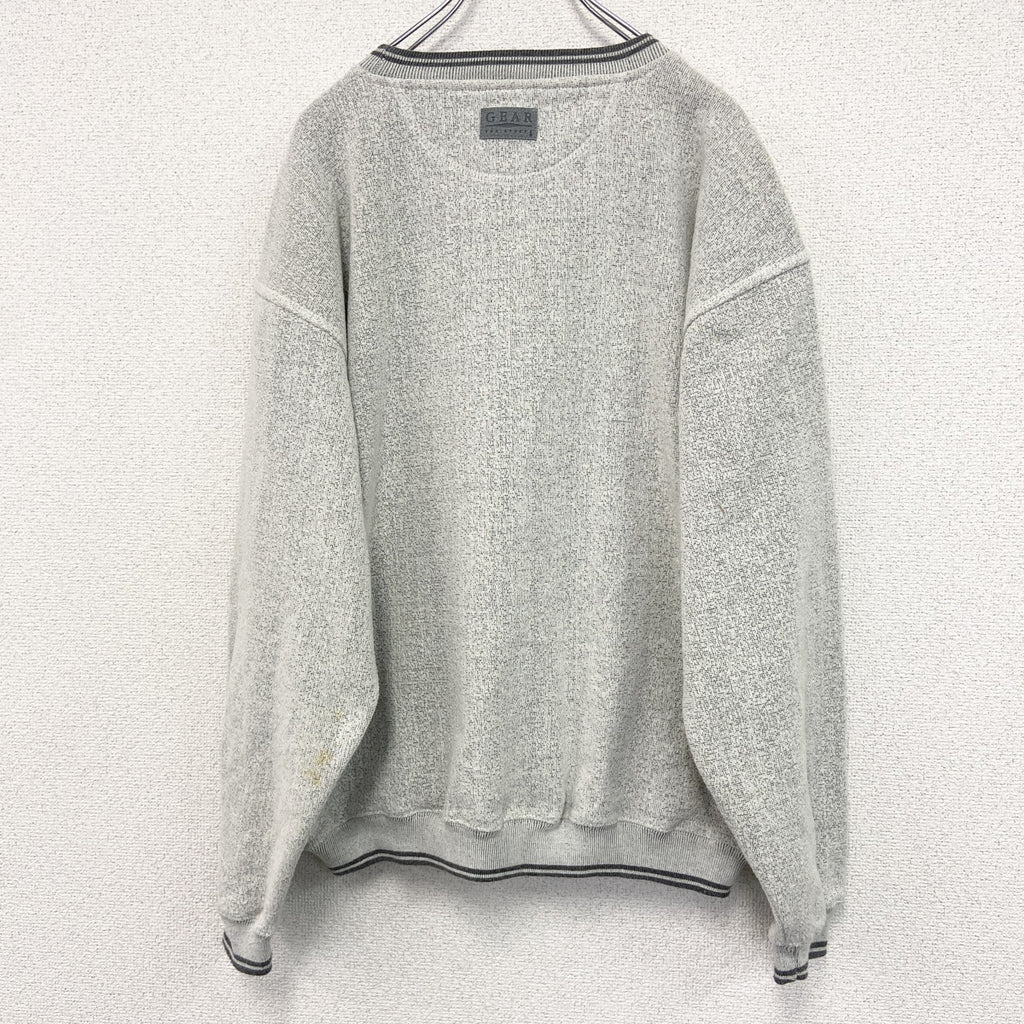 ～90s　GEAR FOR SPORTS　スウェット/トレーナー　ヴィンテージ　灰色　グレー　Mサイズ　古着