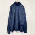 UMBRO　アンブロ　ハーフジップトラックジャケット/ジャージ　紺　ネイビー　XLサイズ　古着