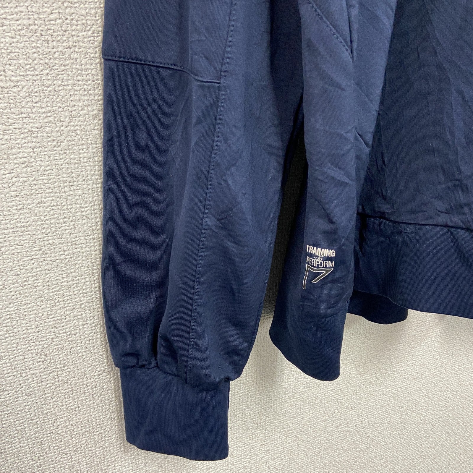 UMBRO　アンブロ　ハーフジップトラックジャケット/ジャージ　紺　ネイビー　XLサイズ　古着