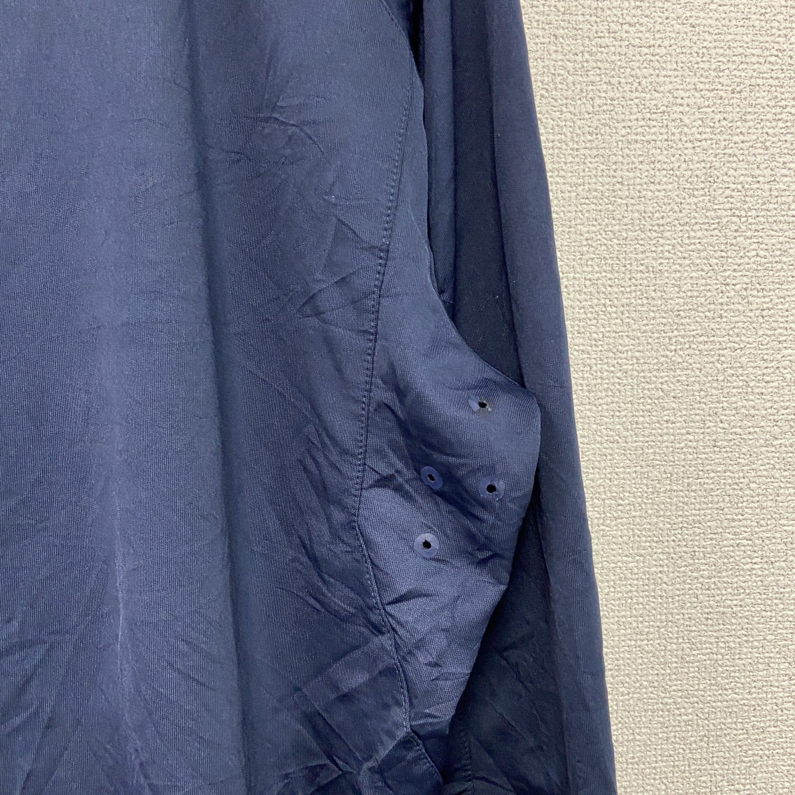 UMBRO　アンブロ　ハーフジップトラックジャケット/ジャージ　紺　ネイビー　XLサイズ　古着