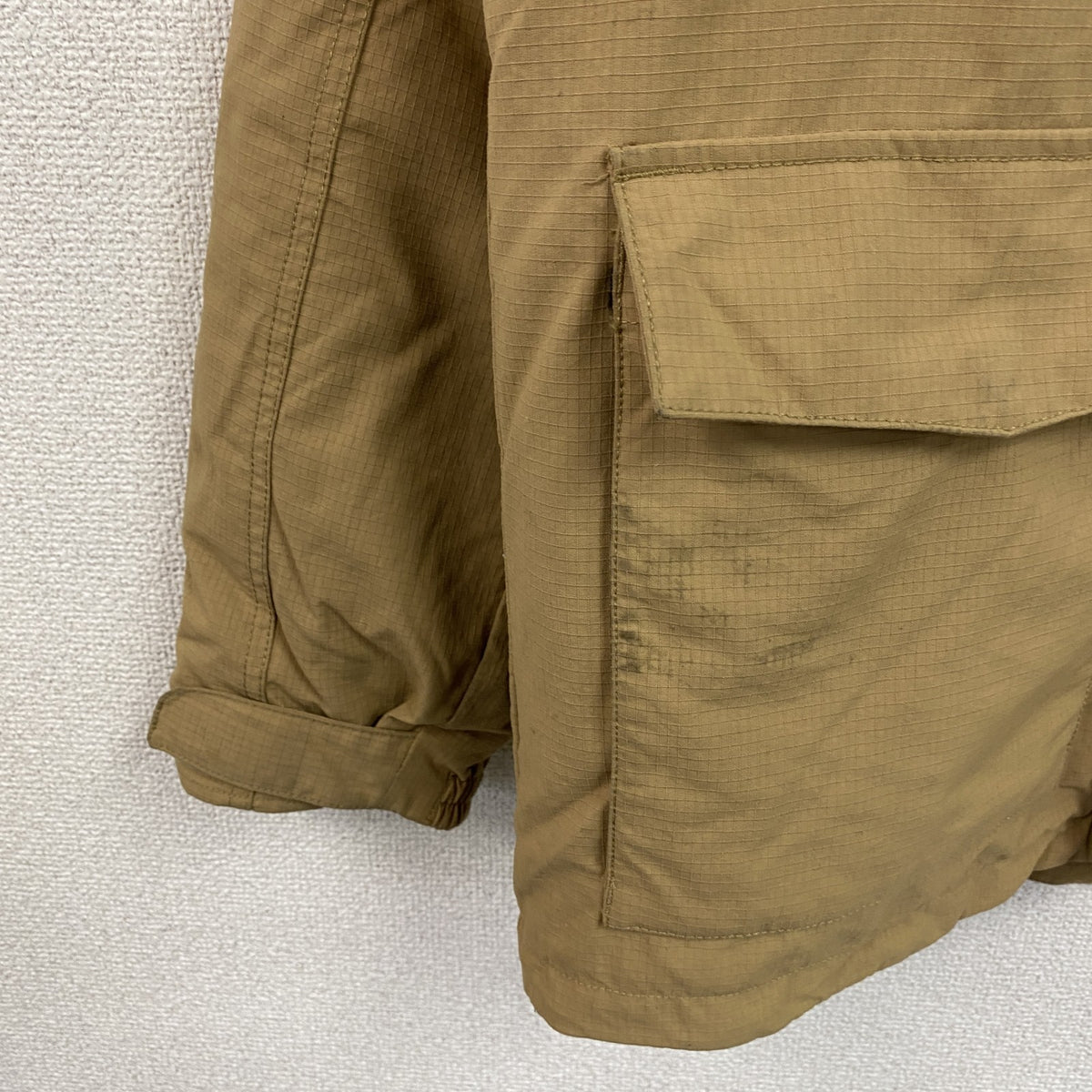 Columbia　コロンビア　ダウンジャケット　マウンテンパーカー　比翼仕立て　キャメル　Mサイズ　古着