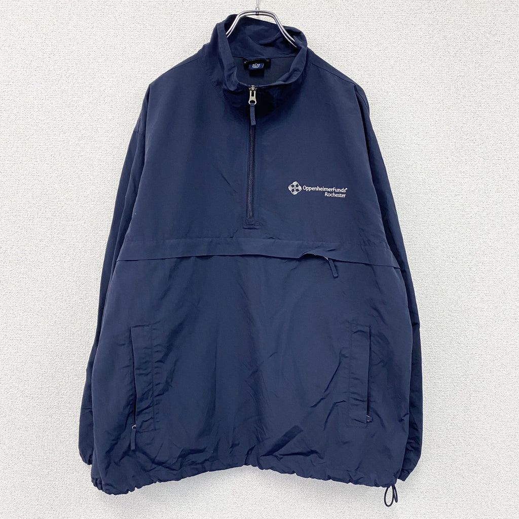 LAND'S END　ランズエンド　アノラックパーカー/フーディー　紺　ネイビー　Lサイズ　古着