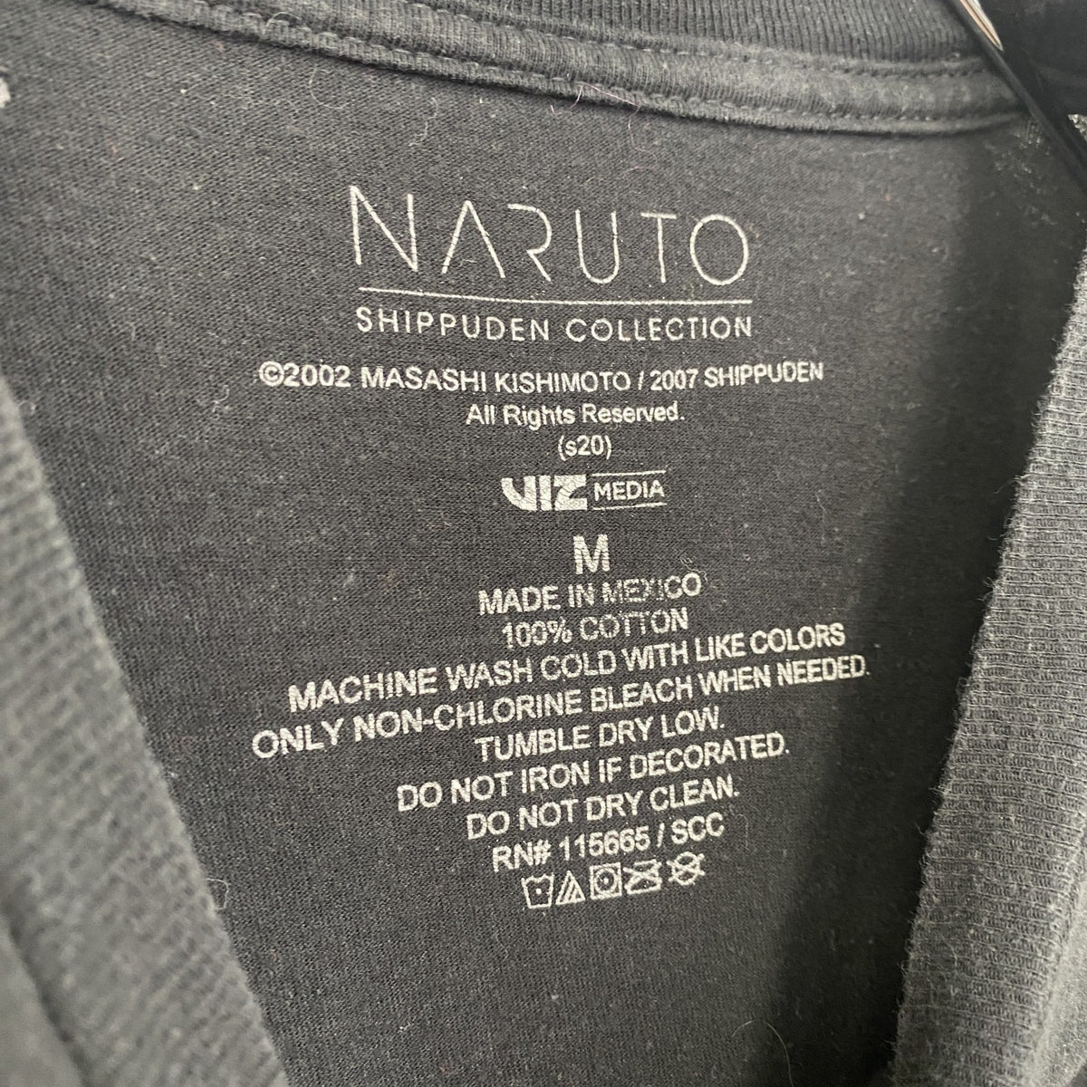 00s　NARUTO　うずまきナルト疾風伝　メキシコ製　半袖アニメキャラプリントTシャツ　ヴィンテージ　Mサイズ　古着