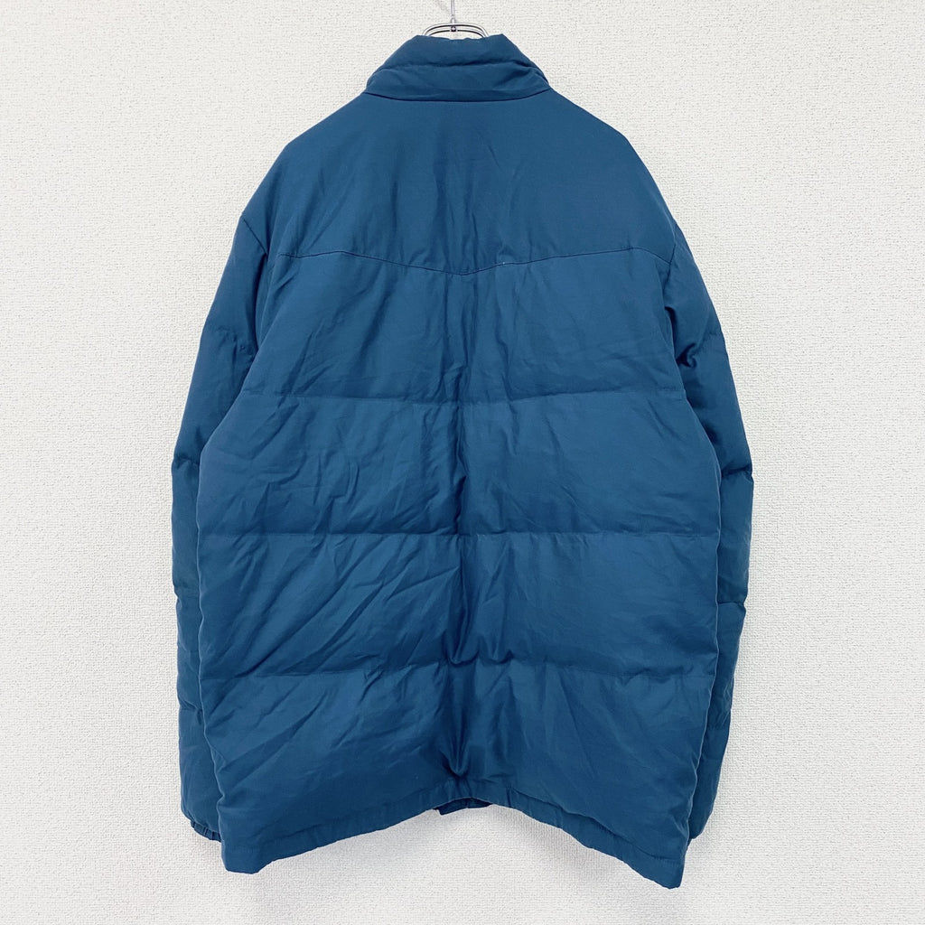 Eddie Bauer　エディーバウアー　ダウンジャケット　青　ブルー　TLサイズ　古着