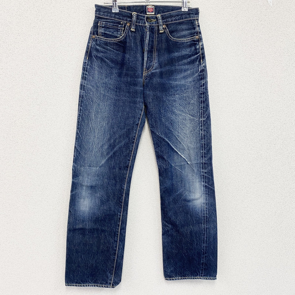 The REAL McCoyS　ザリアルマッコイズ　デニムパンツ/ジーンズ　縦落ち　フェード　ジップフライ　インディゴ　古着