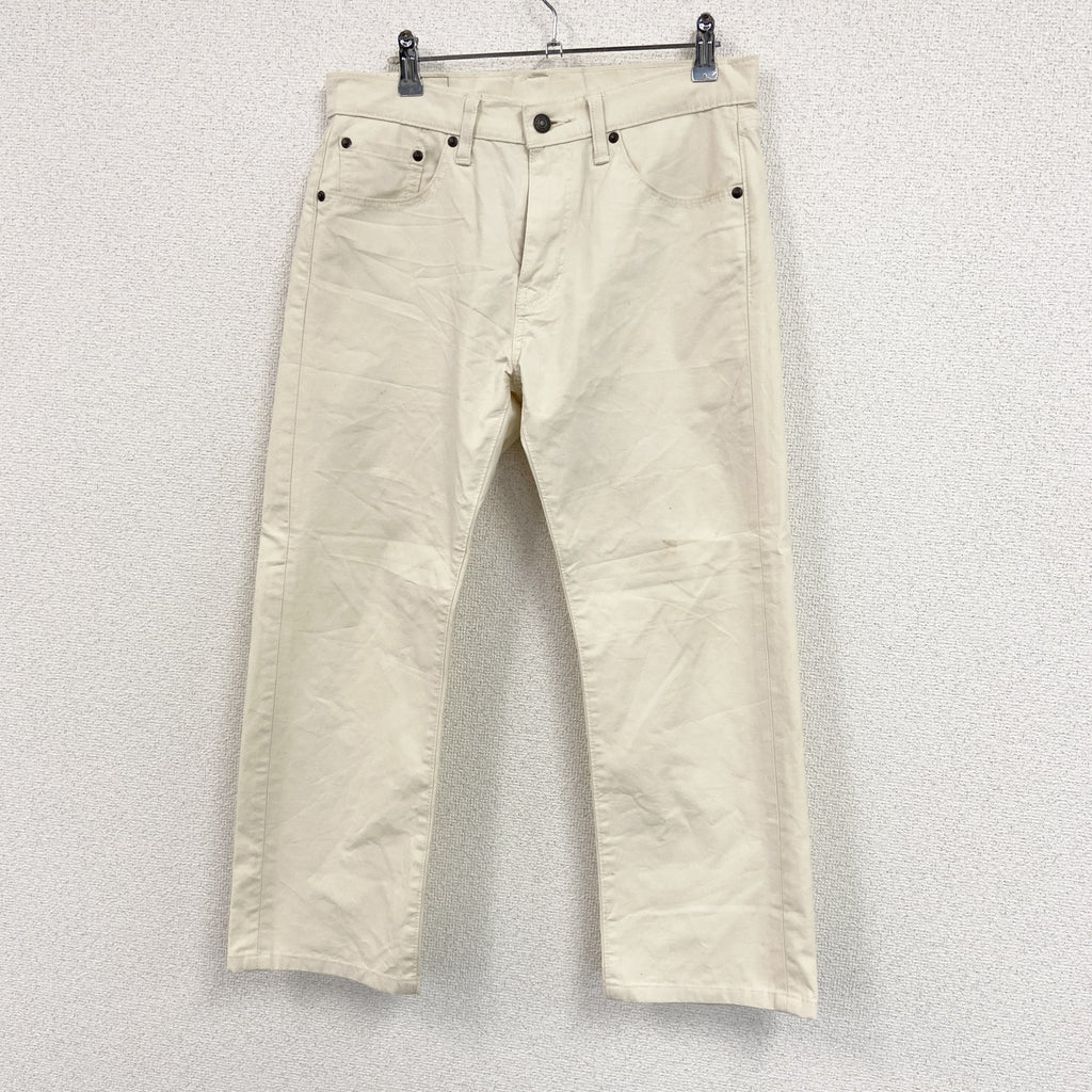 Levi's　リーバイス　505　チノパンツ　ジップフライ　白　ホワイト　W32サイズ　古着