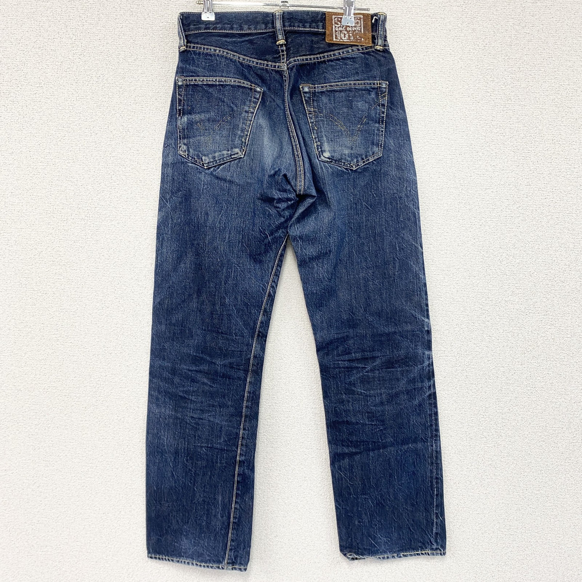 The REAL McCoyS　ザリアルマッコイズ　デニムパンツ/ジーンズ　縦落ち　フェード　ジップフライ　インディゴ　古着