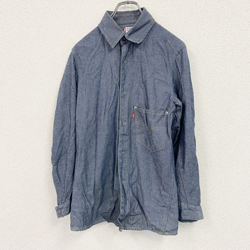 Levi's　リーバイス　長袖デニムシャツ　インディゴ　Sサイズ　古着