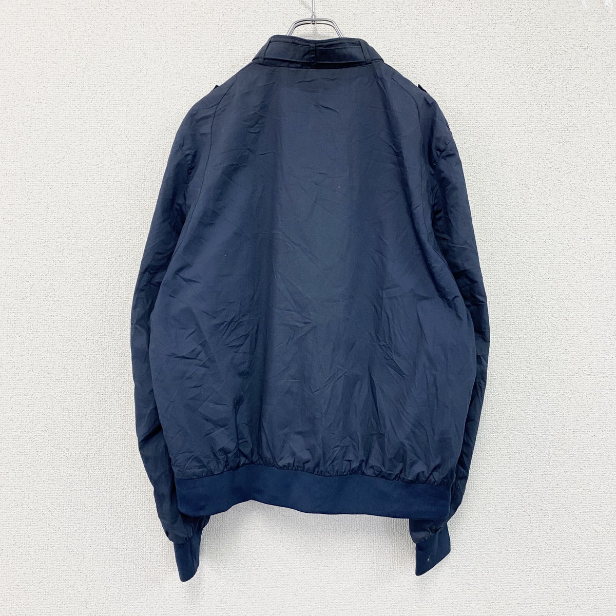 MEMBERS ONLY　メンバーズオンリー　フルジップジャケット　紺　ネイビー　XLサイズ ウインドブレーカー ナイロンアウター メンズ 古着