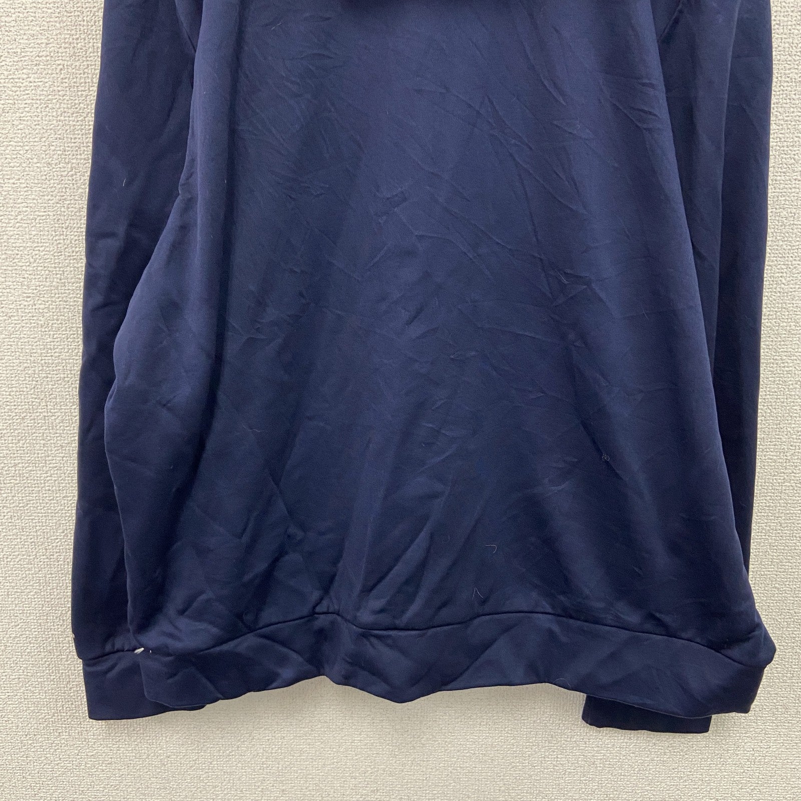 PUMA　プーマ　フルジップジャージパーカー/フーディー　紺　ネイビー　蛍光色　2XLサイズ　古着