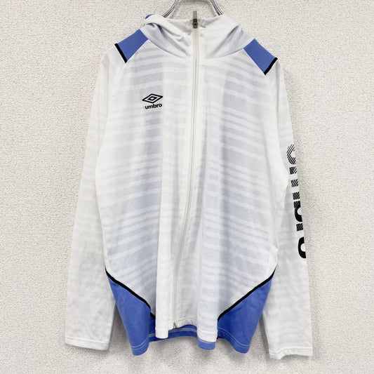 umbro　アンブロ　フルジップジャケット　白　ホワイト　Mサイズ