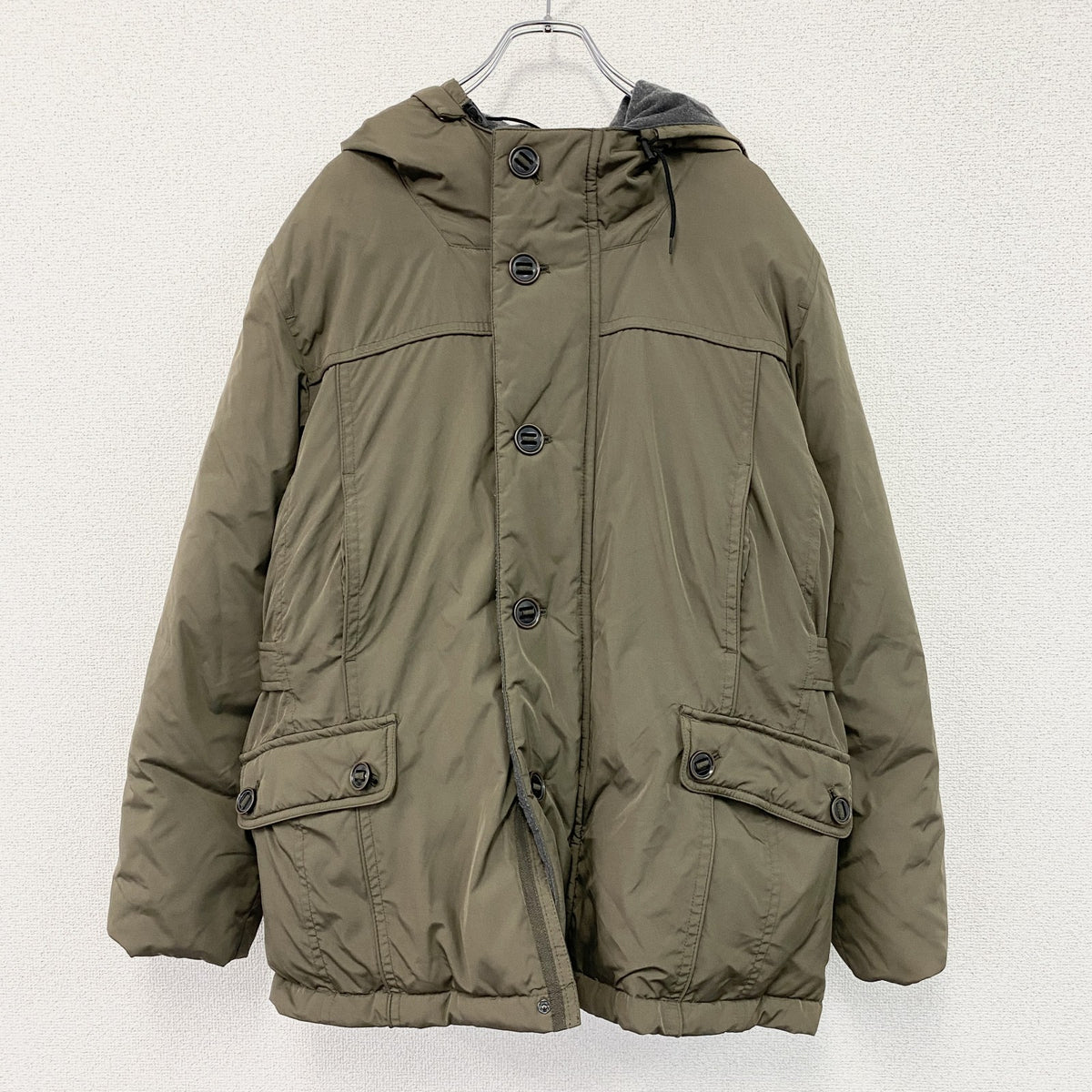 GAP　ギャップ　ダウンジャケット　ダウン90％　カーキ　Mサイズ　古着