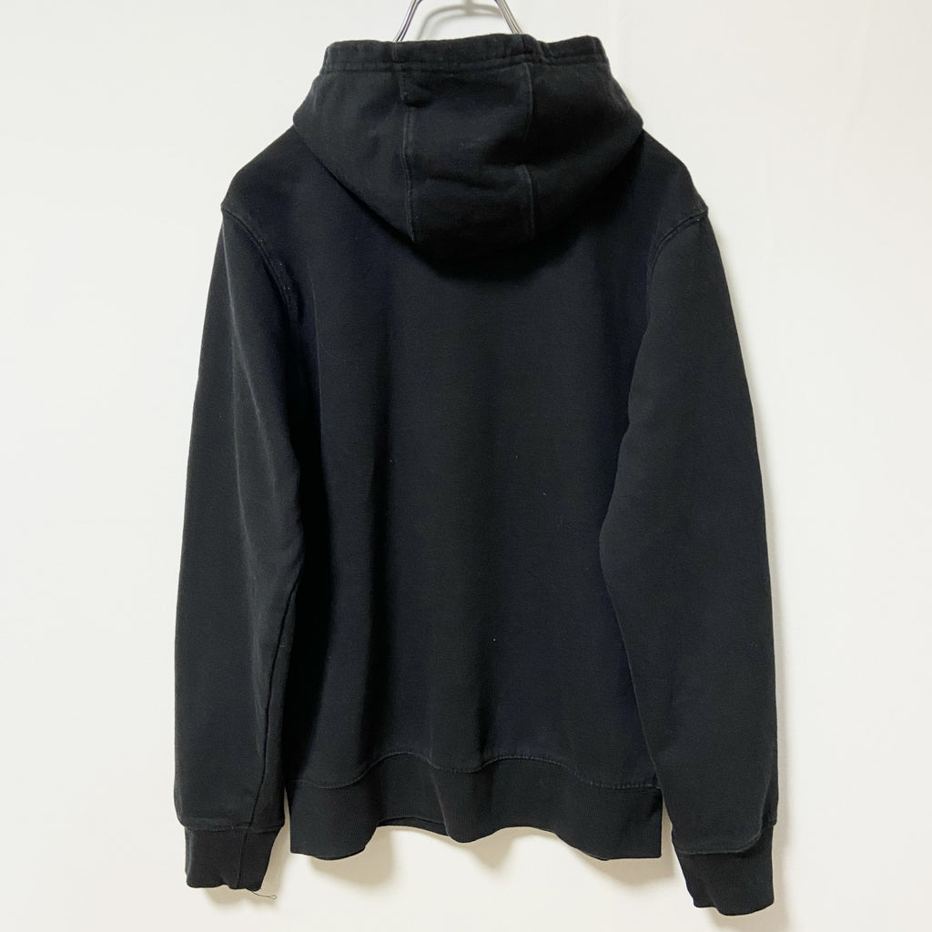 Levi’s リーバイス　長袖ロゴプリントパーカー　スウェット　プルオーバー　秋冬服　黒　ブラック　XSサイズ　古着