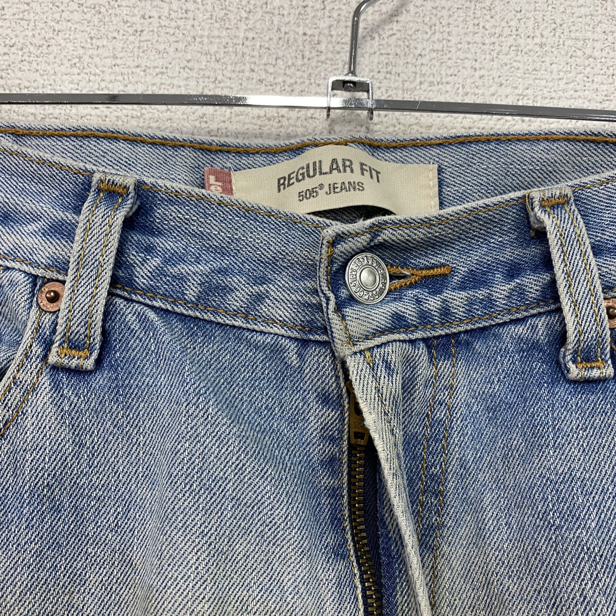 Levi's　リーバイス　505　デニムパンツ/ジーンズ　ジップフライ　インディゴ　W34サイズ　古着