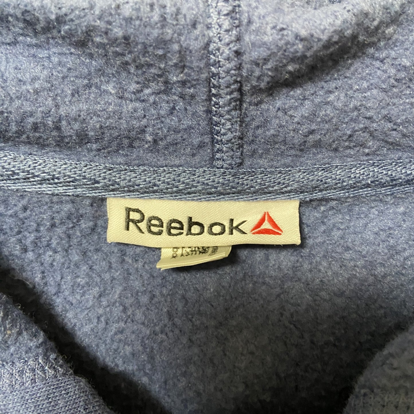 古着 used　Reebok リーボック　長袖フルジップパーカー　ワンポイントロゴプリント　スウェット　秋冬服　Lサイズ