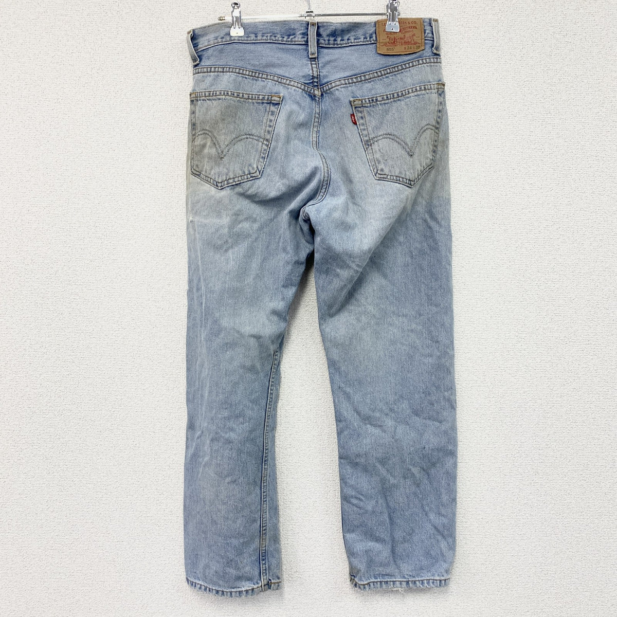 Levi's　リーバイス　505　デニムパンツ/ジーンズ　ジップフライ　インディゴ　W34サイズ　古着