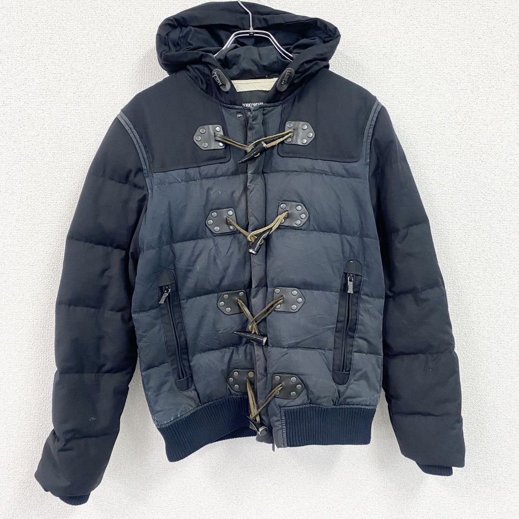 EMPORIO ARMANI　エンポリオアルマーニ　ダッフルデザインダウンジャケット　紺　ネイビー　古着