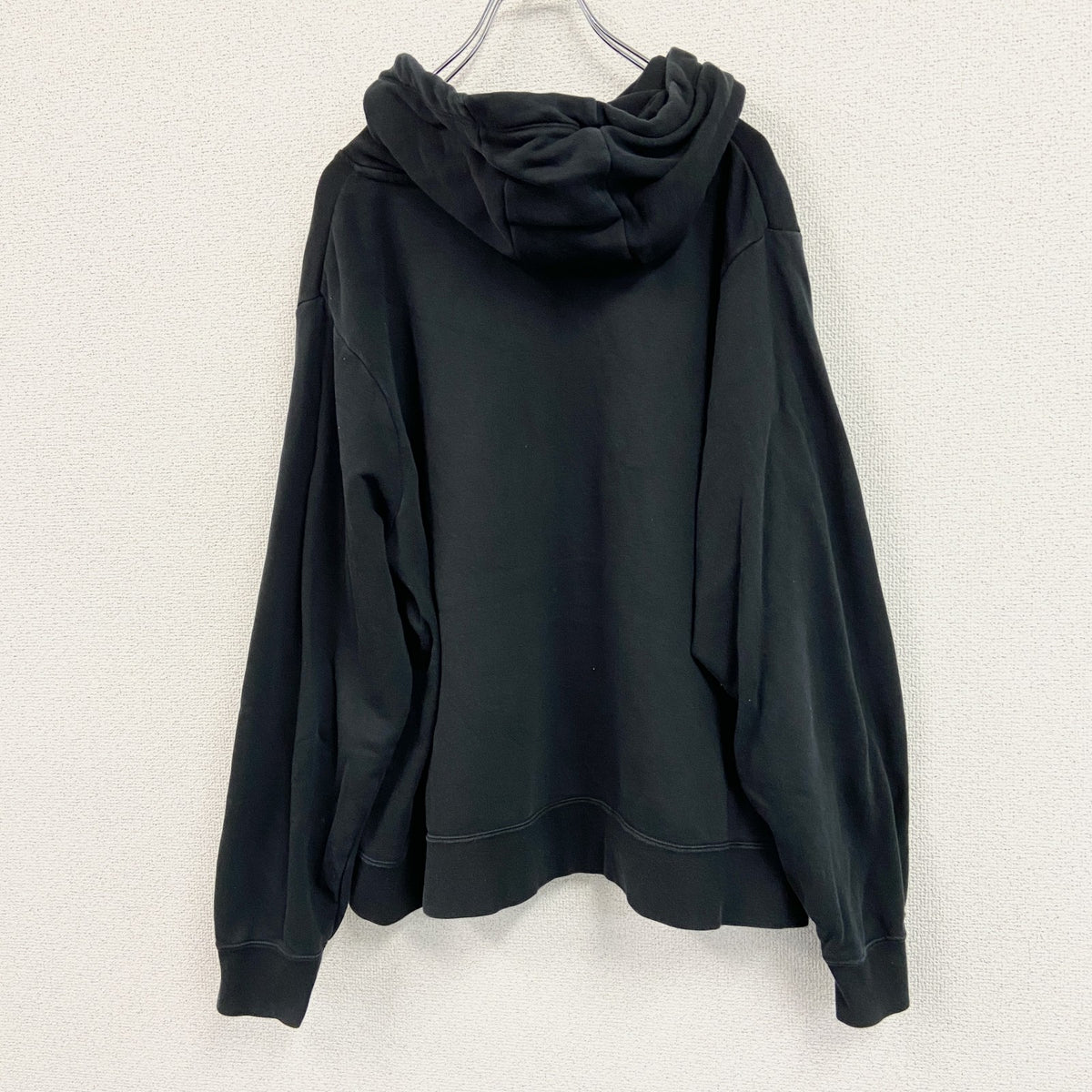 NIKE　ナイキ　パーカー/フーディー　デカロゴ　スウッシュ　黒　ブラック　1Xサイズ　古着