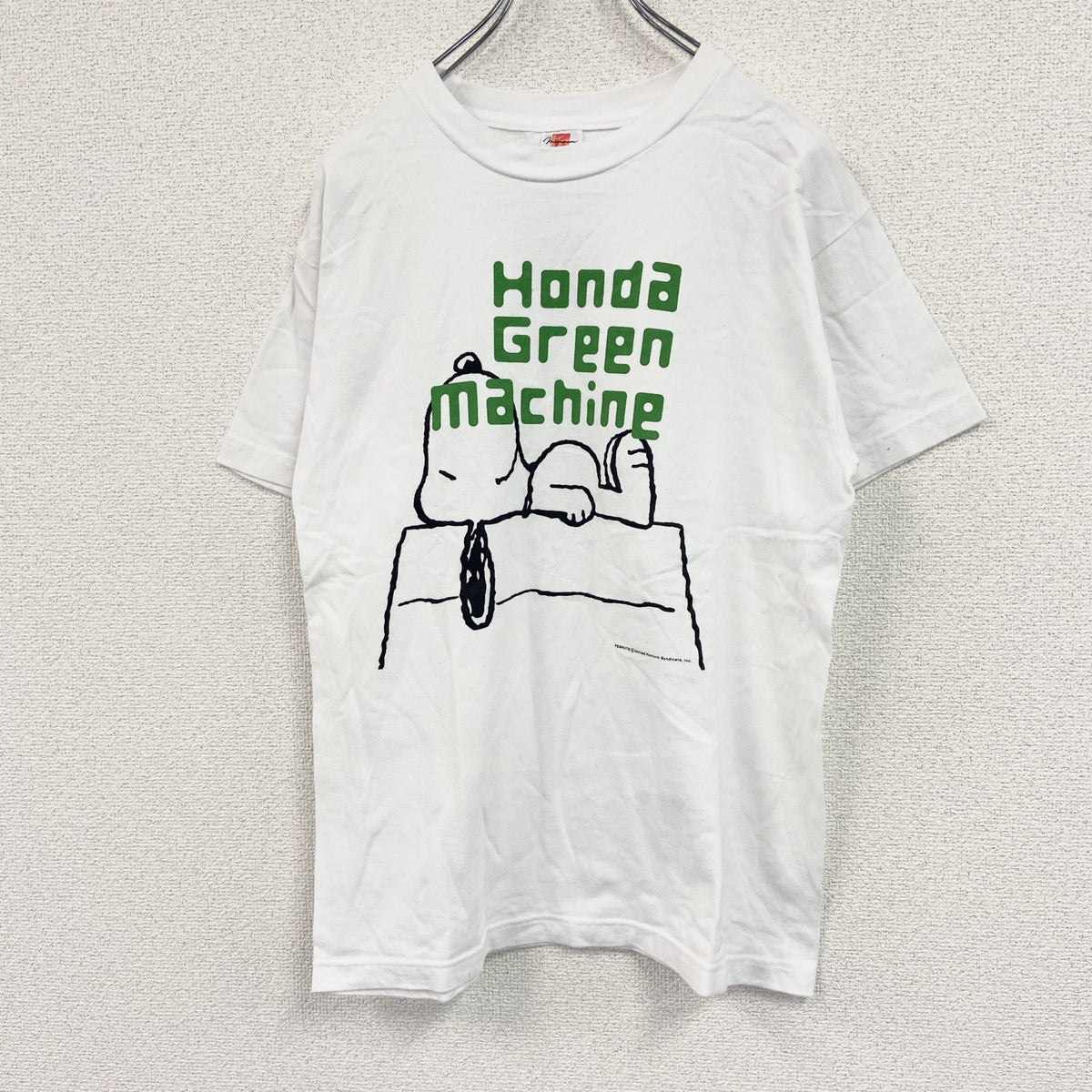 Mafimum　半袖プリントTシャツ　スヌーピー　キャラクター　白　ホワイト　Mサイズ　古着