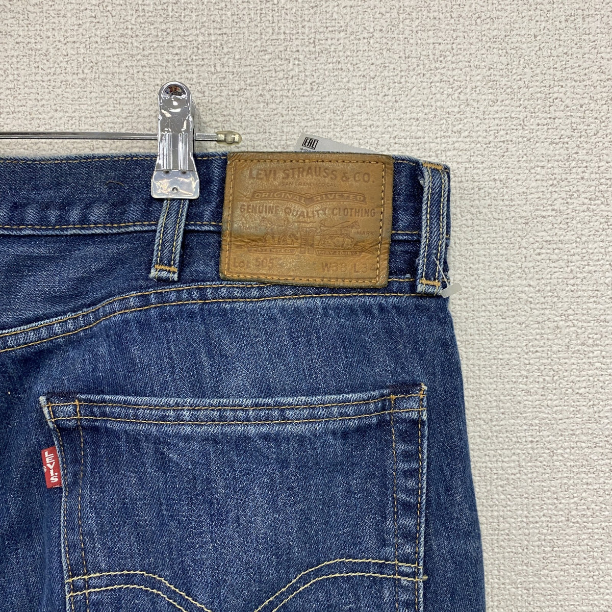 Levi's　リーバイス　505　デニムパンツ/ジーンズ　ジップフライ　インディゴ　W38サイズ　古着