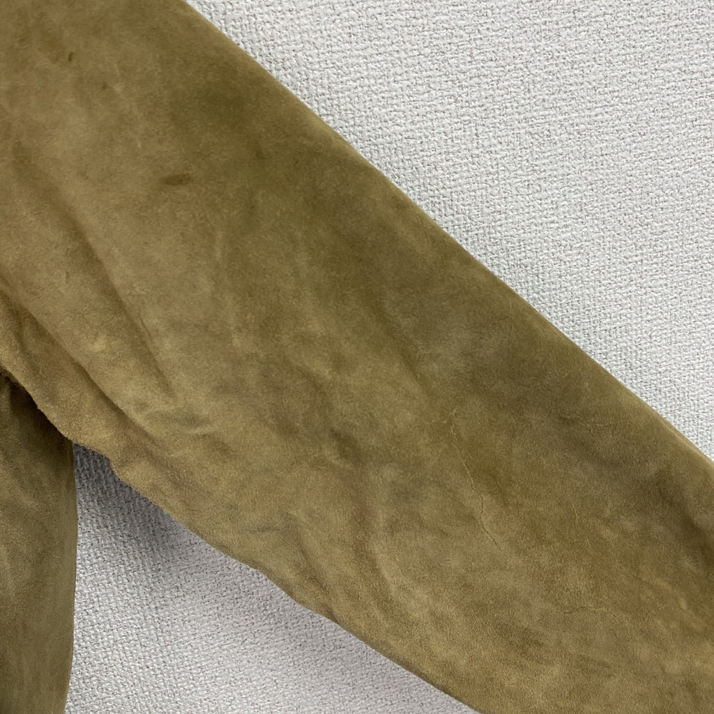 HIGH CLASS LEATHER WEAR　ハイクラスレザーウェア　レザージャケット　レザーブルゾン　ヴィンテージ　キャメル　LLサイズ　古着