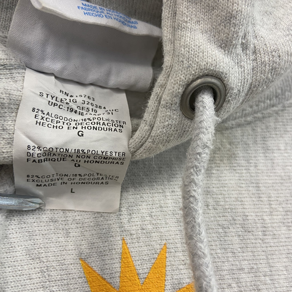 Champion　チャンピオン　リバースウィーブ　スウェットパーカー/フーディー　霜降りグレー　Lサイズ　古着