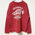 CHRISTMASVACATION　ナショナル・ランプーン　クリスマス・バケーション　ムービースウェット/トレーナー　レッド　Mサイズ　古着