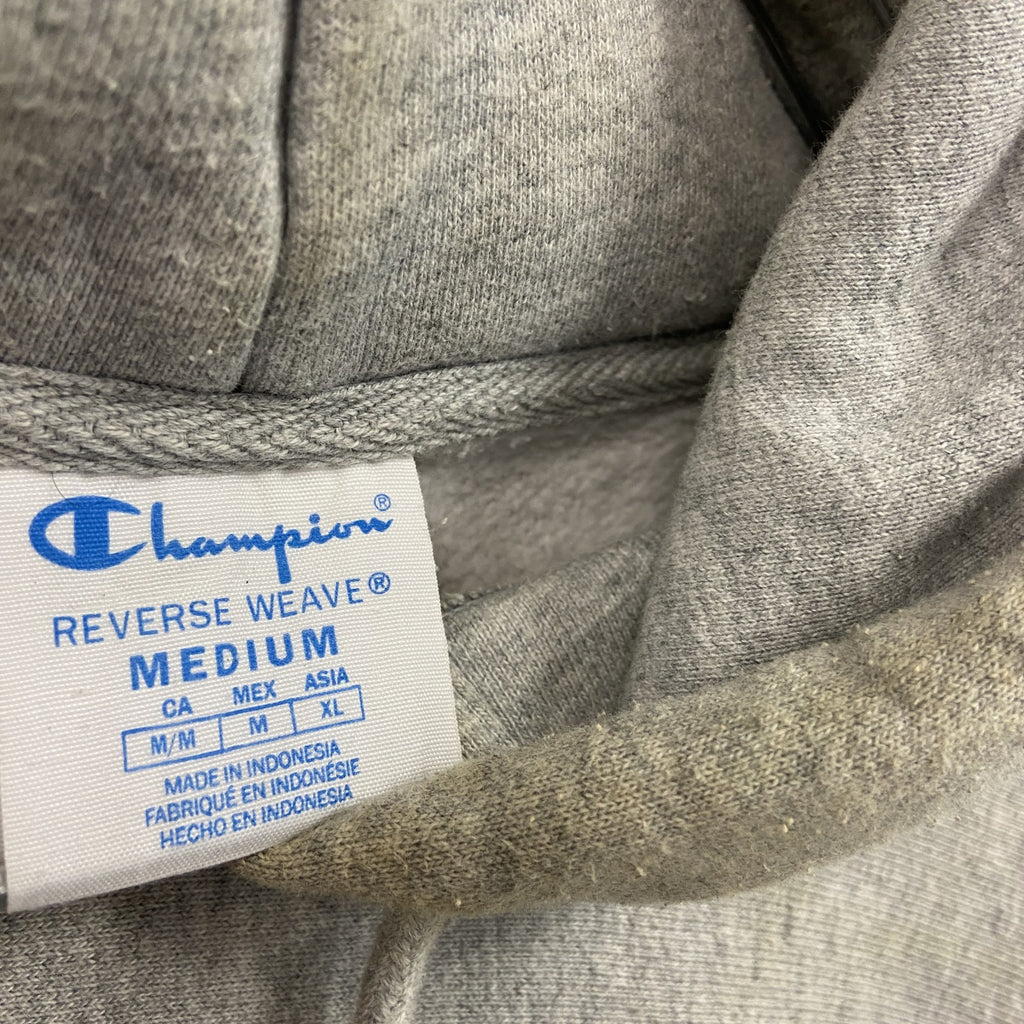 Champion　チャンピオン　リバースウィーブ　スウェットパーカー/フーディー　灰色　グレー　Mサイズ　古着