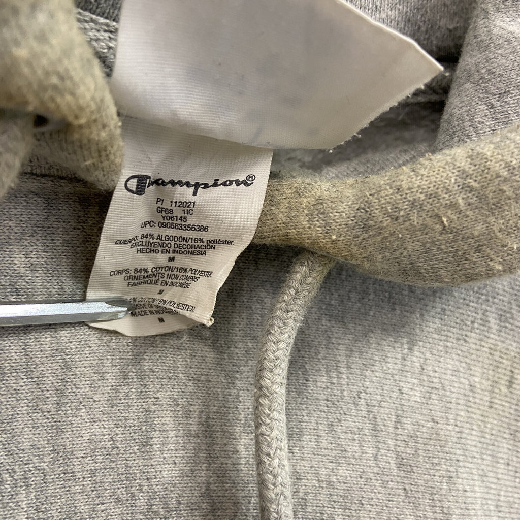 Champion　チャンピオン　リバースウィーブ　スウェットパーカー/フーディー　灰色　グレー　Mサイズ　古着