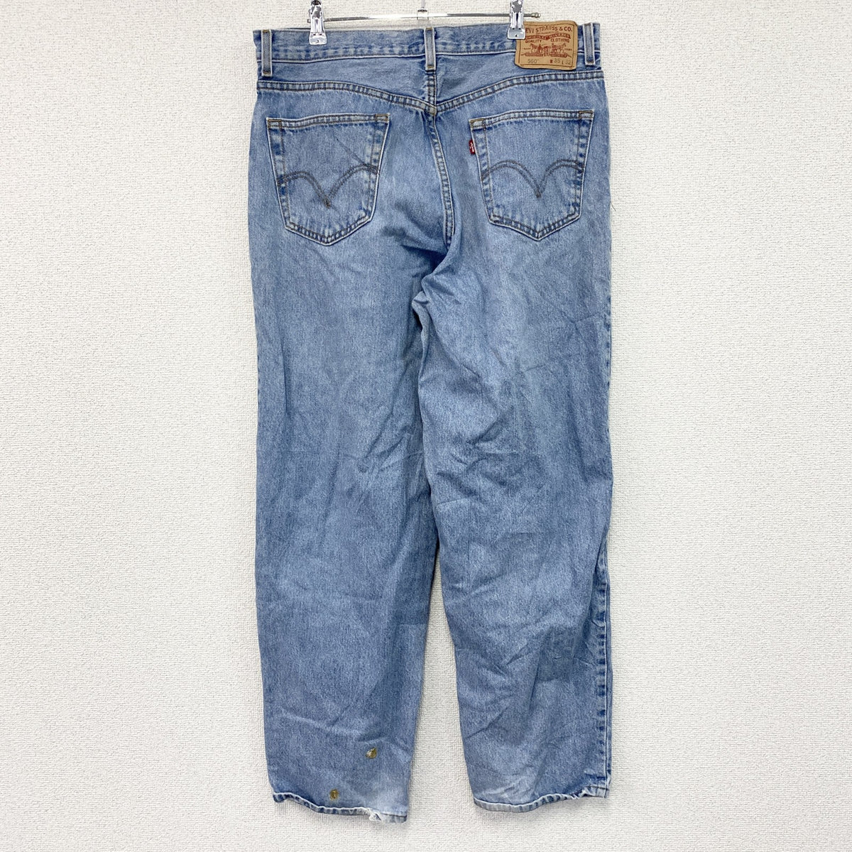 Levi's　リーバイス　560　デニムパンツ/ジーンズ　ジップフライ　インディゴ　W35サイズ　古着