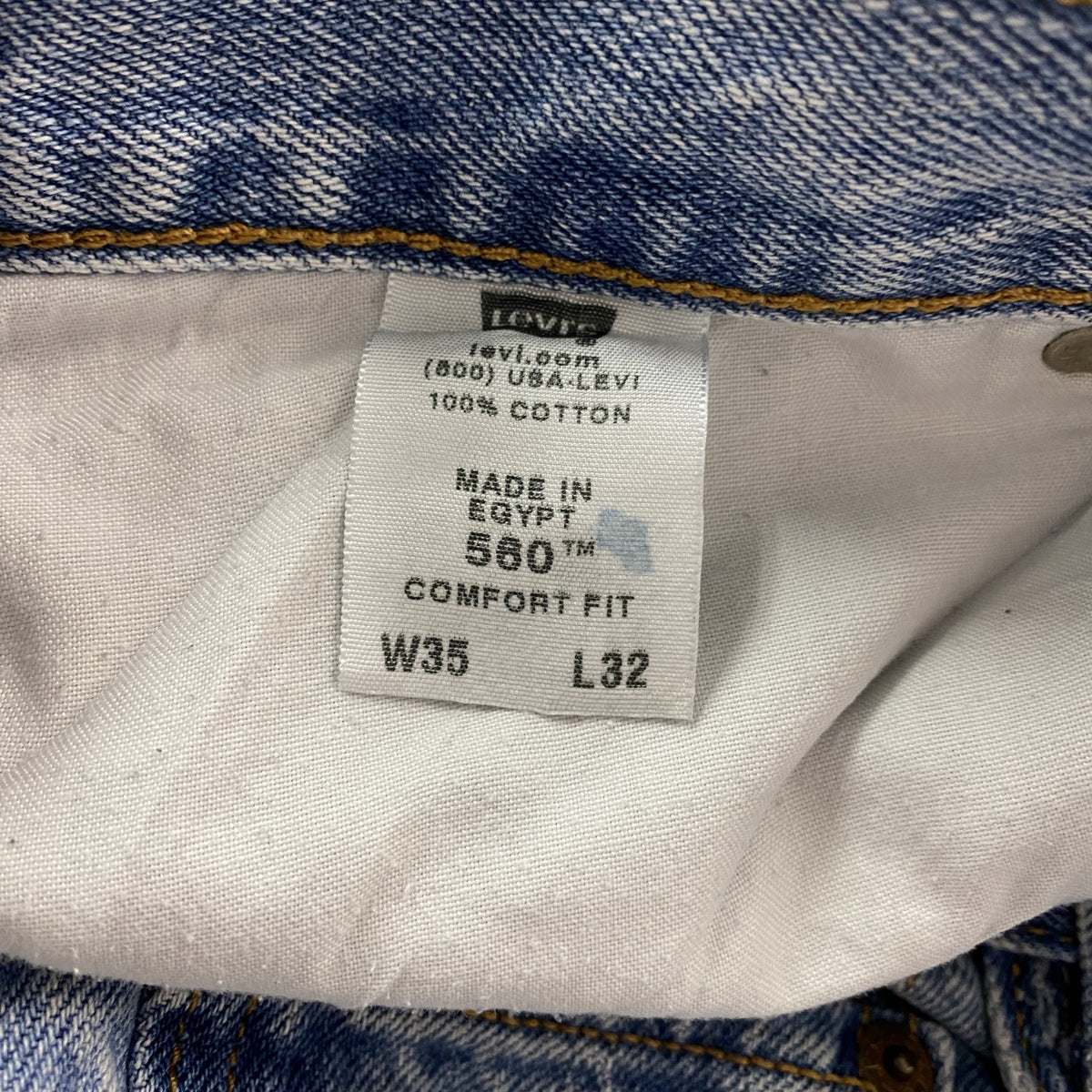 Levi's　リーバイス　560　デニムパンツ/ジーンズ　ジップフライ　インディゴ　W35サイズ　古着