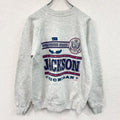 ～90s　Hanes ACTIVWEAR　ヘインズアクティブウェア　スウェット/トレーナー　ラグランスリーブ　ヴィンテージ　霜降りグレー　Lサイズ　古着