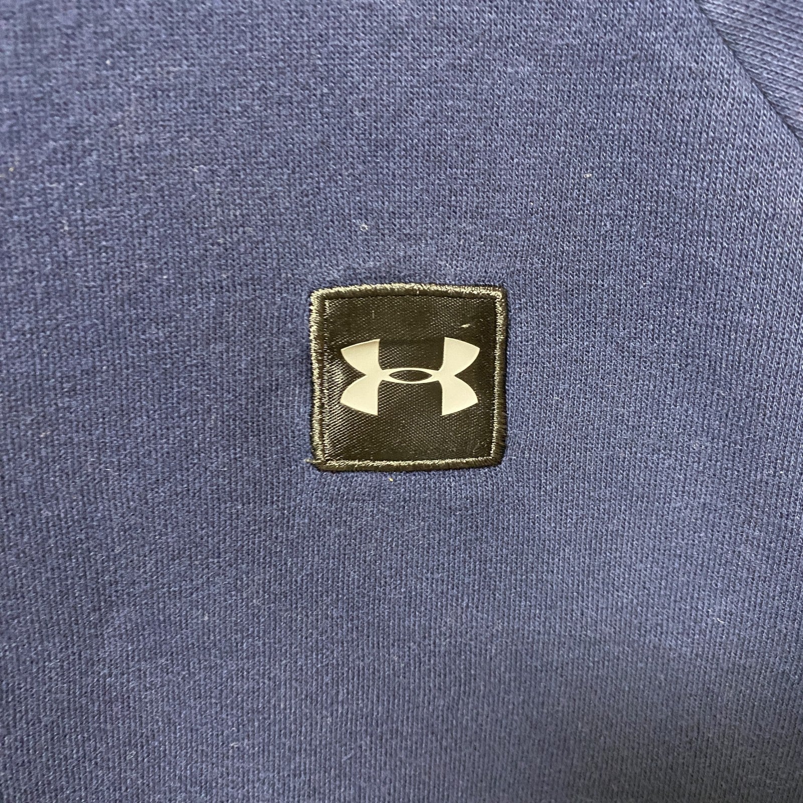 UNDERARMOUR　アンダーアーマー　長袖クルーネックスウェット　トレーナー　ネイビー　紺　秋冬服　Lサイズ　古着