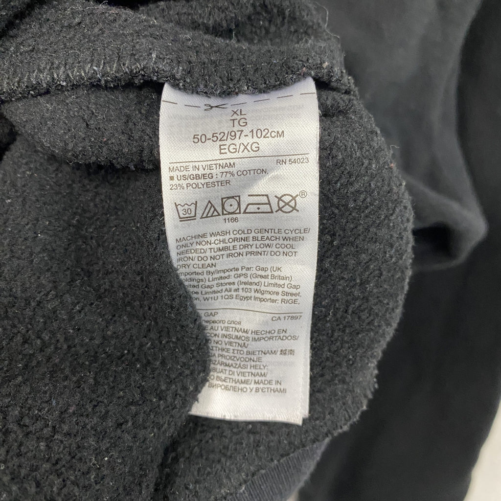 GAP　ギャップ　スウェット/トレーナー　デカロゴ　黒　ブラック　XLサイズ　古着