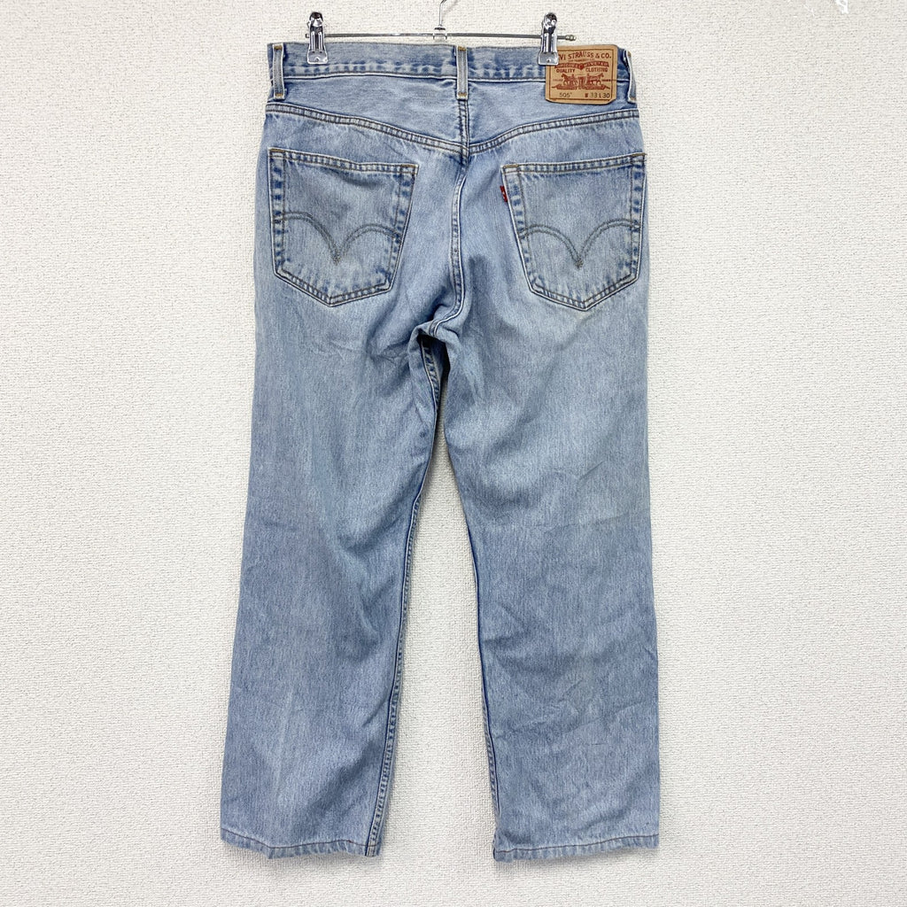 Levi's　リーバイス　505　デニムパンツ/ジーンズ　ジップフライ　インディゴ　W33サイズ　古着